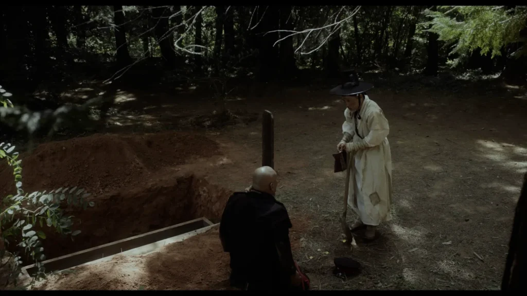Still from The Old Man and The Grave